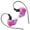 Purple, variant on HiFis 3.5mm Wireds Earphones with Deep Bass and Inlines Control for Running