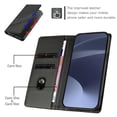 thumbnail image 4 of Wallet Leather Case For Samsung Galaxy A37 5G 6.7",with Card Holder, Shockproof ,Kickstand ,Embossed Multifunctional Magnetic Phone Case,Black,For Galaxy A37 5G, 4 of 7