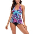 thumbnail image 1 of Moda mujer Casual Sling Sexy estampado Split dos piezas traje de baño ropa de playa traje de baño Fridja  nalpqowj57236, 1 of 8