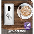 thumbnail image 7 of POETIC Affinity Series Premium Thin/No Bulk/ protection where its needed/Clear/Dual material Protective Bumper Case for Samsung Galaxy S9 Plus Clear, 7 of 7