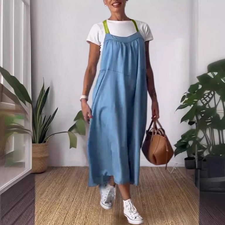Overall dress summer hot sale