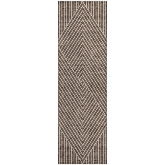 Dalyn Rugs Premium Machine Washable Mayfield AMF937 Brown 2'3" x 7'6" Runner Rug