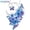 STYLE 1, variant on FYJUCPA Hanging Diamond Art Kit for Adults, Special Shape Diamonds DIY Diamond Drawing Kit for Beginners, Plastic Pendant for Home Decor, 11.42 x 7.48 Inches