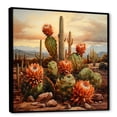 thumbnail image 2 of Designart "Metallic Nevada Cactus I" Cactus Floater Framed Wall Art Prints, 2 of 5