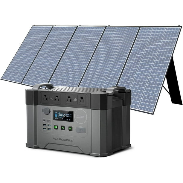ALLPOWERS S2000 Solar Generator, include 2000W 1500Wh MPPT Portable