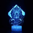 thumbnail image 1 of Luz nocturna Yu Gi Oh Atems 3D LED que cambia de color para niños, 1 of 1