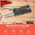 thumbnail image 3 of 10Pcs Stainless Steel Bore Brush in Different Sizes 1/4Inch Hex Shank,Wire Brush Attachment for Drill Set, 3 of 7