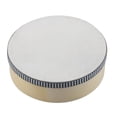 thumbnail image 3 of Tambor de mano de pandereta, juguete de percusión para niños, tambor de mano de madera, tambor de marco de madera para adultos, baile, familia, boda, 7 pulgadas blanco Hugo Pandereta, 3 of 10