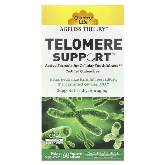 Country Life Ageless Theory, Telomere Support , 60 Vegetarian Capsule