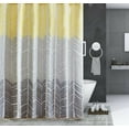 thumbnail image 2 of Vogue Stylish 13 piece Sonia Yellow Hotel Desing Collection for Bathroom Shower Curtain With 12 Cover Hooks, 2 of 2