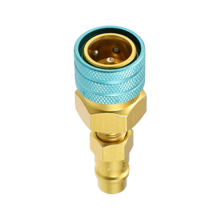 R1234yf to R1 34a Low Pressure Quick Connect Coupler Hose Adapter Valve
