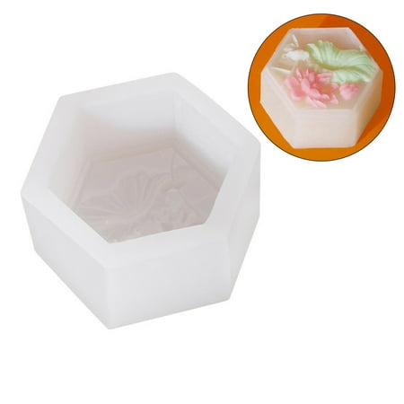 

Silicone Mooncake Moulds Lotus Shaped DIY Mooncake Stamps Silicone Pudding Molds Jelly Mould Kitchen Baking Accessories