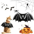 thumbnail image 6 of Liwarace Halloween Cat Puppy Bat Wings Pet Costume Halloween Party Cosplay Dress Up Cloak, 6 of 12