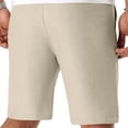 thumbnail image 6 of EOYWHK Athletic Shorts with Pockets Drawstring Outdoor Mens Shorts Athletic Soft Lightweight Breathable Elastic Waist Shorts for Men Khaki, Size XXXL, 6 of 9