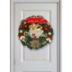 thumbnail image 1 of Guirnalda para Puertas Coronas Navideñas Realistas PVC Favores Fiesta Versátiles, 1 of 9
