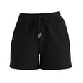 thumbnail image 4 of Women's Elastic Shorts With Drawstring Comfortable Training Shorts With Pockets, 4 of 4
