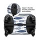 thumbnail image 2 of Balery Blue Fish Funda de equipaje, fundas para maletas, elástica, lavable, protector de maletas, compatible con maletas de 18 a 32 pulgadas-X-Large, 2 of 7