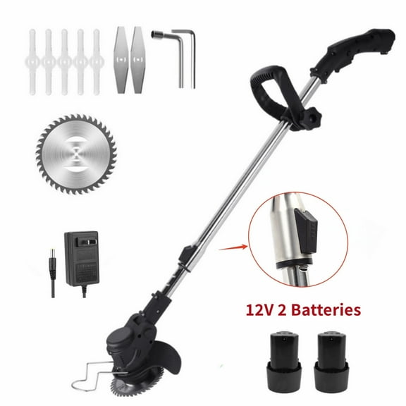 Paddsun Electric Cordless String Grass Trimmer Weed Eater Lawn Mower Weed Eater String Trimmer