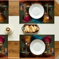 thumbnail image 2 of African Beauty placemats and Coasters for Dining Table Set of 4, 12x18 Inch Heat Resistant placemats Easy to Clean Waterproof, 2 of 6
