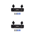 thumbnail image 4 of yingyy 1/2/3 Recessed Plate Dual Quick Charge Universal for Charger Panel 12/24V Car Socket LED Mounting Bracket Panels for Boat 2PCS, 4 of 6