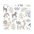 thumbnail image 3 of Little Treasure Hudson Baby Cotton Poly Flannel Receiving Blankets Multipack, Grey Neutral Safari, 30x30 inches, 3 of 3