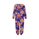 thumbnail image 4 of Halloween Family Pajamas Funny Pumpkins Zipper Hooded Jumpsuit Matching Family Pjs Sleepwear, 4 of 4