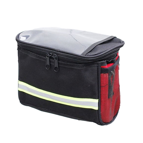 Bike Handlebar Bag - Waterproof Large Capacity Bike Bicycle Front Handlebar Storage Bag Pouch Pack