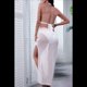 thumbnail image 5 of Vestido con Escote en V para Mujer, Estilo Halter, Sin Espalda, con Cintura Ahuecada S, 5 of 9