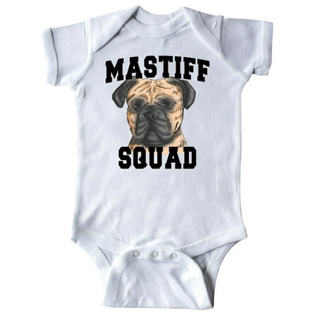 

Inktastic Dog Mastiff Squad Gift Baby Boy or Baby Girl Bodysuit