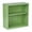 Green, variant on OSP Home Furnishings Metal Bookcase in Green Finish