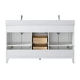 thumbnail image 6 of Vanity Art 60" Bathroom Vanity with Sinks and Engineered Marble Top, Freestanding Storage Cabinet with 2 Drawers, 2 Shelves and 1 Flip Down Tray, 6 of 9