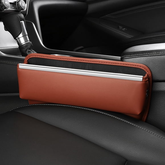 EGNMCR Accessoires de Voiture Organisateur de Siège de Voiture, Boîte de Rangement Multifonctionnelle pour Console Auto, Organisateur de Siège avant pour Téléphone, Support de Rangement pour Lunettes de Soleil