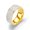 14K Gold-Plated, variant on Meteor Ring in 925 Sterling Silver Material with Cubic Zirconia for Women and Men US Size 7 Cluster Style