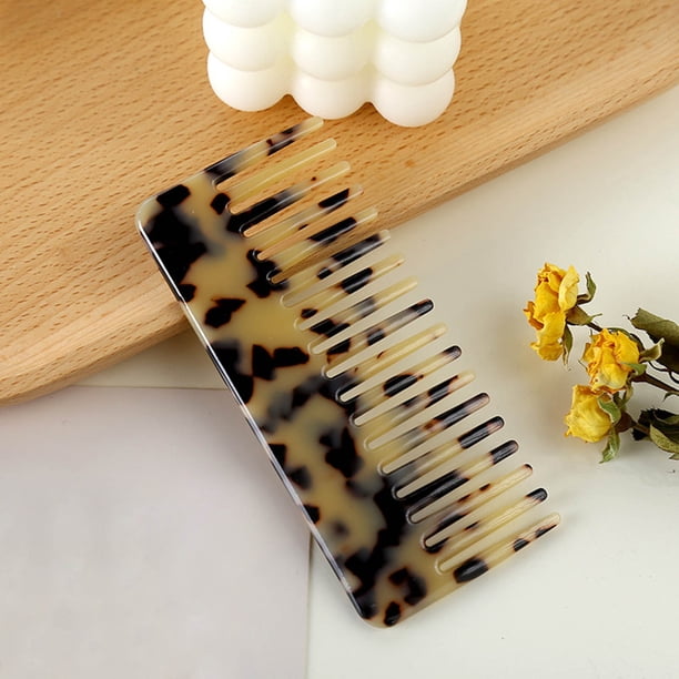 Herramientas y mejoras para el hogar Peine para el cabello Peine de peluquería Peine retro de dientes finos para el hogar Para hombres y mujeres Luz solar