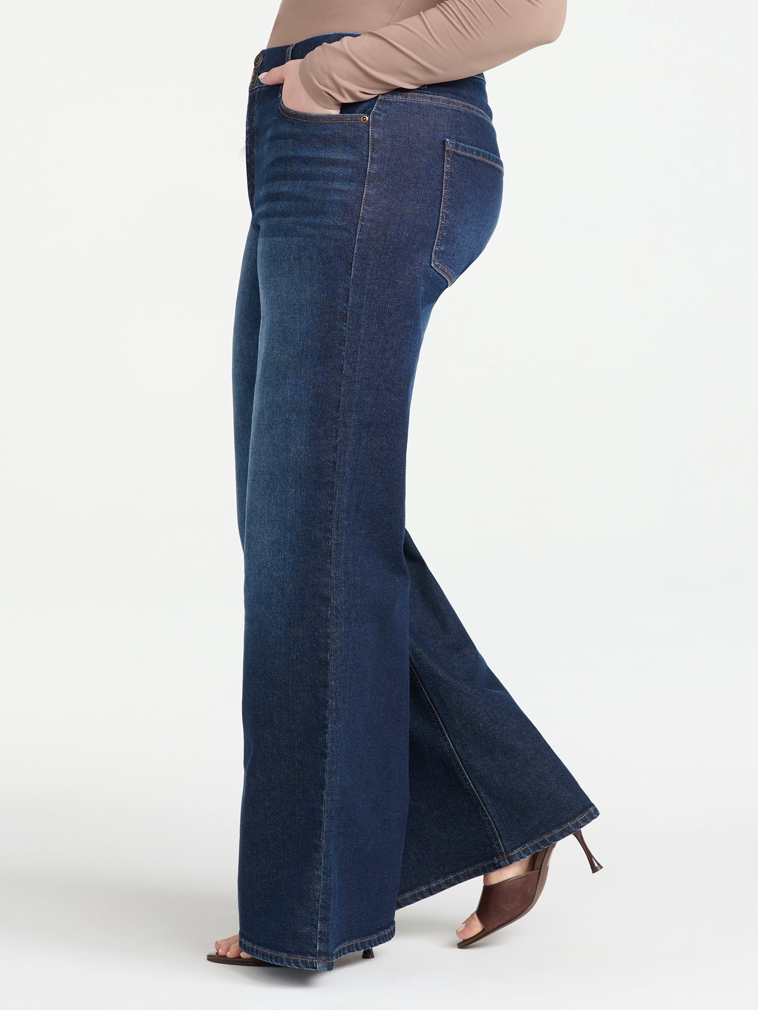 Sofia Vergara Women's Plus Size Margot Super Wide Leg Sizes 14W-26W