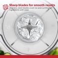 thumbnail image 5 of Holstein Housewares 8-Speed Blender 500W Motor, 48 oz Plastic Jar, and Intuitive Controls for Effortless Blending - Elevate Your Culinary Experience Now - Kitchen Essential, 5 of 10