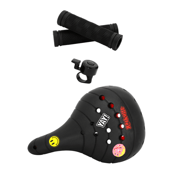 Bell Sports Kids Charms Seat, Bike Bell & Grips value pack by Raskullz