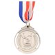 thumbnail image 4 of Medalla de Plata de 2 pulgadas, regalo de recuerdo para niños y adultos (plata), 4 of 4