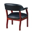 thumbnail image 5 of Regency Ivy League Vinyl Captain Chair with Mahogany Wooden Frame, 5 of 5