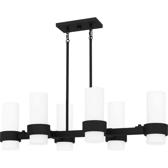 Quoizel Lighting - Kimora - 6 Light Linear Chandelier-10 Inches Tall and 36