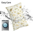 thumbnail image 6 of Cauagu Gold Christmas Tree Print Pillow Covers with Envelope Closure,1PC Pillow Cases Decorative Pillow Case for Bed & Couch, Pillows Not Included-16"x24", 6 of 6