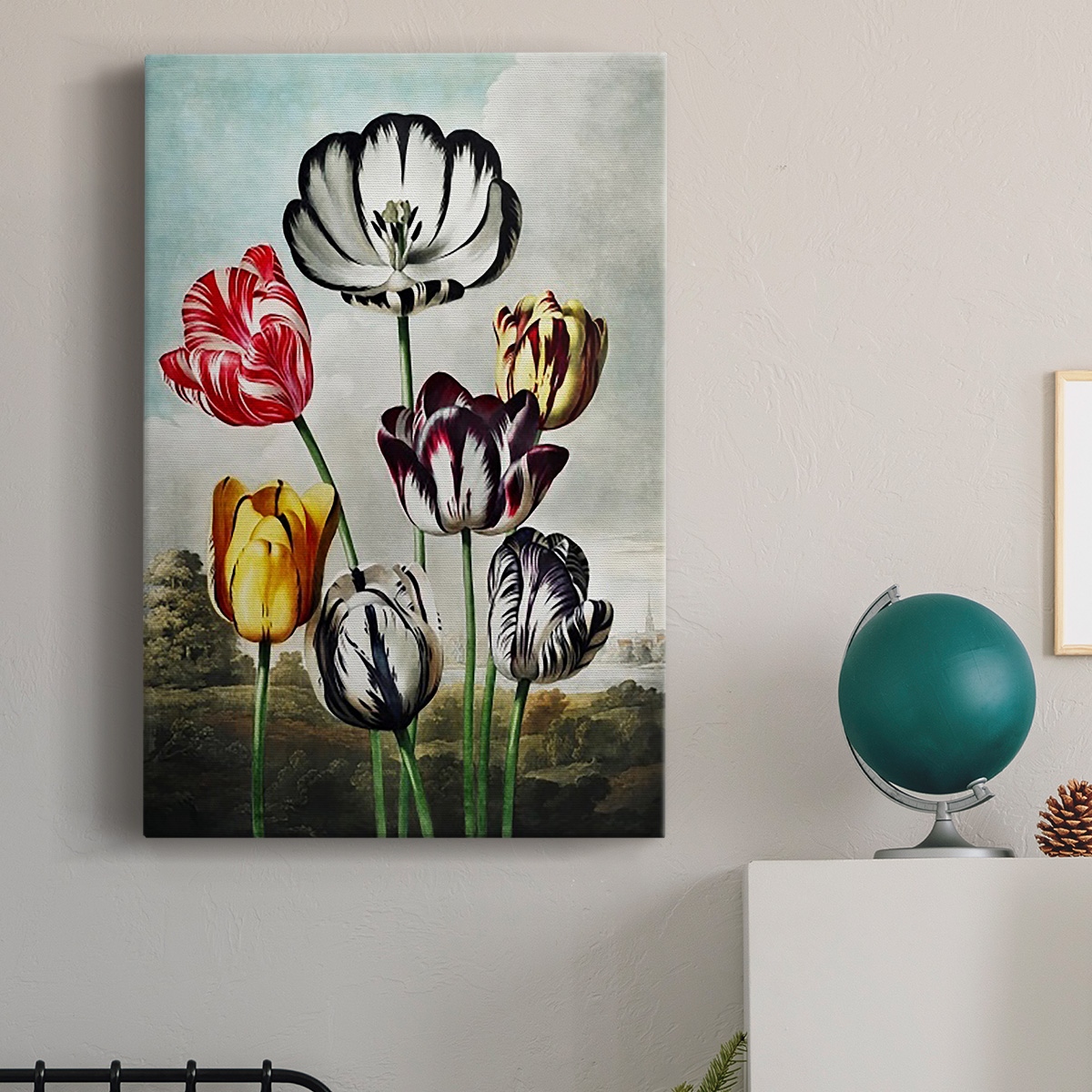 Temple of Flora VI Premium Gallery Wrapped Canvas - Ready to Hang