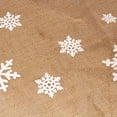 thumbnail image 2 of Faldón de bambú para árbol de Navidad, edición copo de nieve, 47 cm, yute, 2 of 6