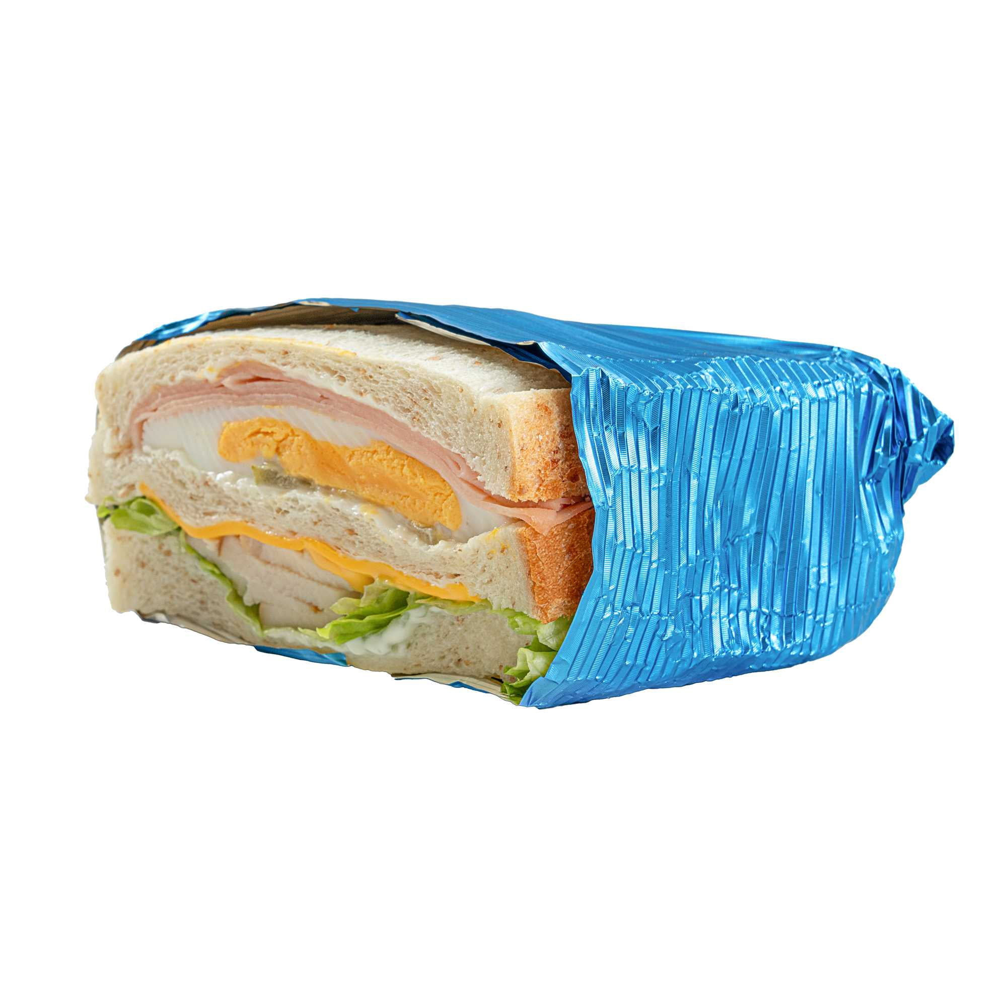Foil Lux Electric Blue Aluminum Wrap and Basket Liner - Ripple - 12" x 12" - 500 count box
