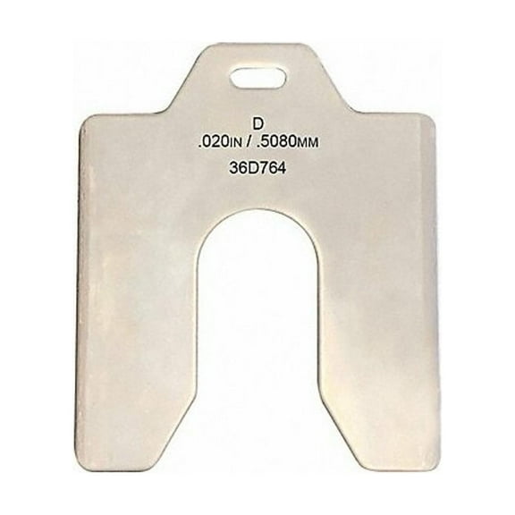 Manufacturer Varies Slotted Shim 5 x 5" x 0.020", Pk20 36D764