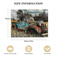 thumbnail image 2 of BCIIG  Rusty Car Canvas Wall Art: Old Truck Pictures Paintings Print on Canvas Artwork for Bedroom 20''x16'', 2 of 5
