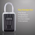 thumbnail image 2 of Zootealy Key Safe Box with Dustproof Cover No Need to Install 4-Digit Combination Password Outdoor Key Storage Box Key Padlock Case Resettable Code Key Holder, 2 of 6