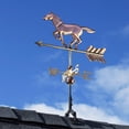 thumbnail image 2 of Good Directions 801PR Cheval Cottage Weathervane - Cuivre Pur avec Support de Toit, 2 of 5