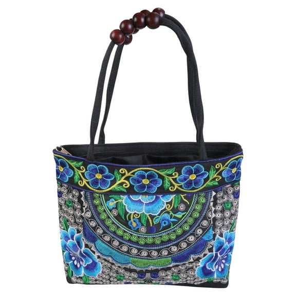 Aellinatey Fashion Embroidery Women Small Handbags Floral Embroidered Lady Top-handle Bags