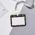 thumbnail image 6 of Kdxio Colorful Palms Card Badge Holder Work Badge Sleeve for Office, School, Factory, ID Credit Cards, Driver Licenses and Passes, 6 of 7